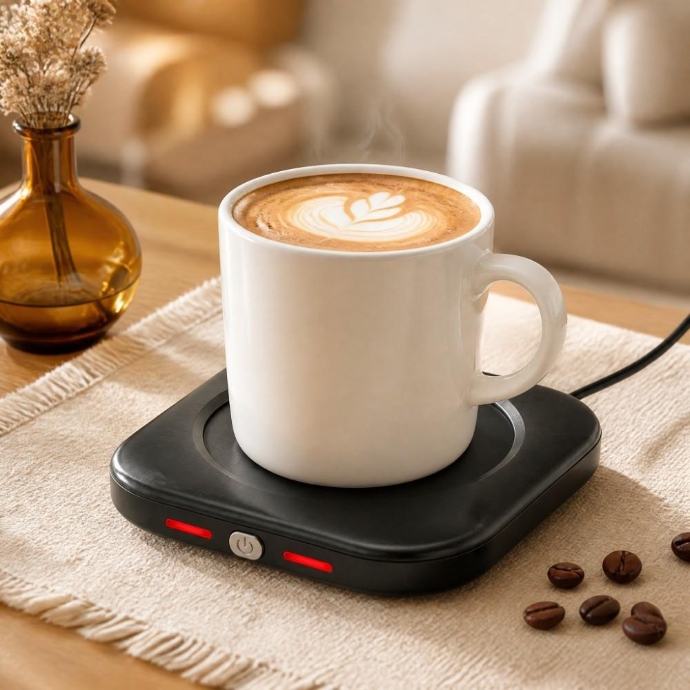 3 Temperature Setting Desk Cup Heater Auto Shut Off Smart Cup Warmer Coffee Mug Warmer  Desk Use