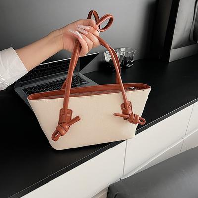 Niche Design Large-capacity Vegetable Basket Tote Bag Women's Summer New Fashion Shoulder Underarm Commuter Bag