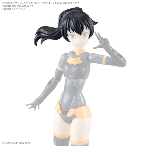 30MS Option Hairstyle Parts Vol.11 Model Kit (Set of 4, Pre-colored)