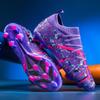Seamless New Knitted Ag Spikes Youth Grass Actual Combat Tf Non-Slip And Wear-Resistant Football Shoes