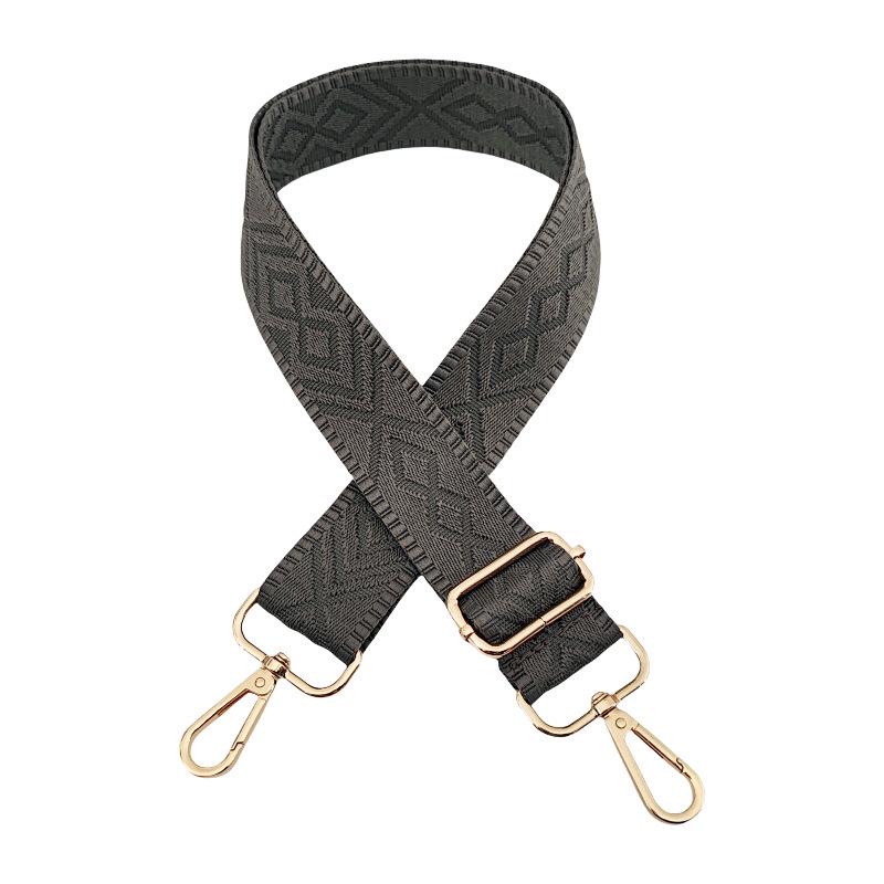 3,8 cm Diamantprydd Enfärgad Bred Axelrem/Axelremsväska för Väskor