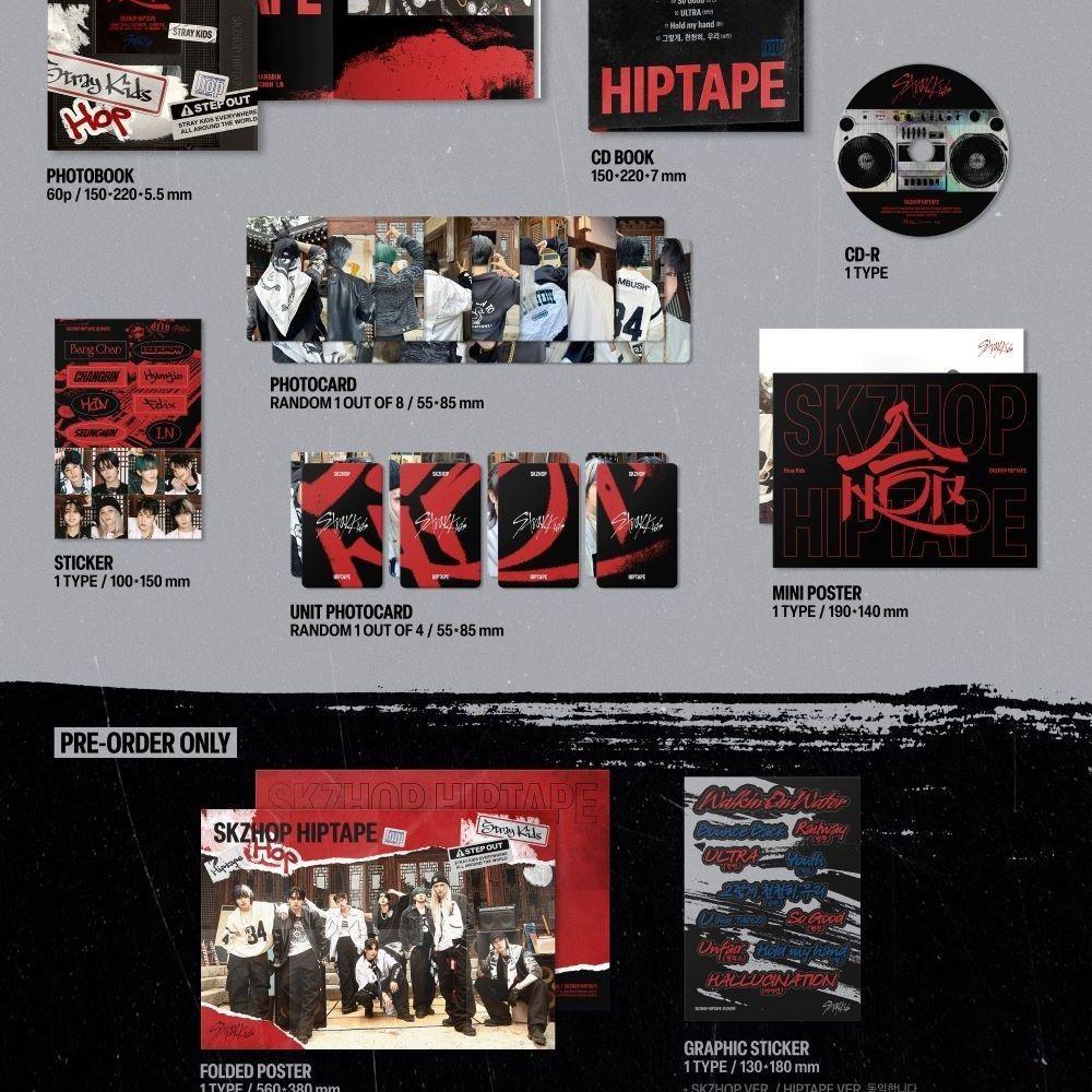 [Ready Stock] Stray Kids - Skzhop Hiptape 'HOP' (Skzhop Ver.)