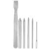 6Pcs/Set Stainless Steel Paracord Weaving Stitching Lacing Needles Set Bracelet Knitting DIY Tool