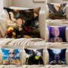 Anime Action OOne Punch MMan Cushion Cover Pillowcase Antidustmite Living Room Sofa Decor Cushion Room