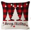 Pillow Cushion Cover Linen Santa Claus Pillow Cover Linen Material