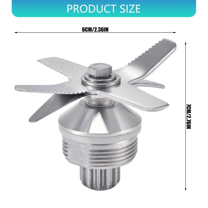 Practical Blender Blade Replacement Food Grade Stainless Steel Precise Fit Enhancing Grinding Efficiency Sharpful Edge