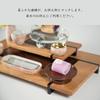 Sunmany Modern Buddhist Altar Offering Table, 3.0 Inches, Yamanaka Lacquerware, Made In Japan, Perfect for Buddhist Altars, Obon, and Memorial