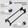 2pcs Multifunctional Tool Faucet Wrench Tool Sink Wrench Set  Maintenance & Removal