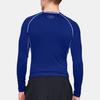Under Armour Long Sleeve Training Compression Shirt Men Tops Blue 1257471-400