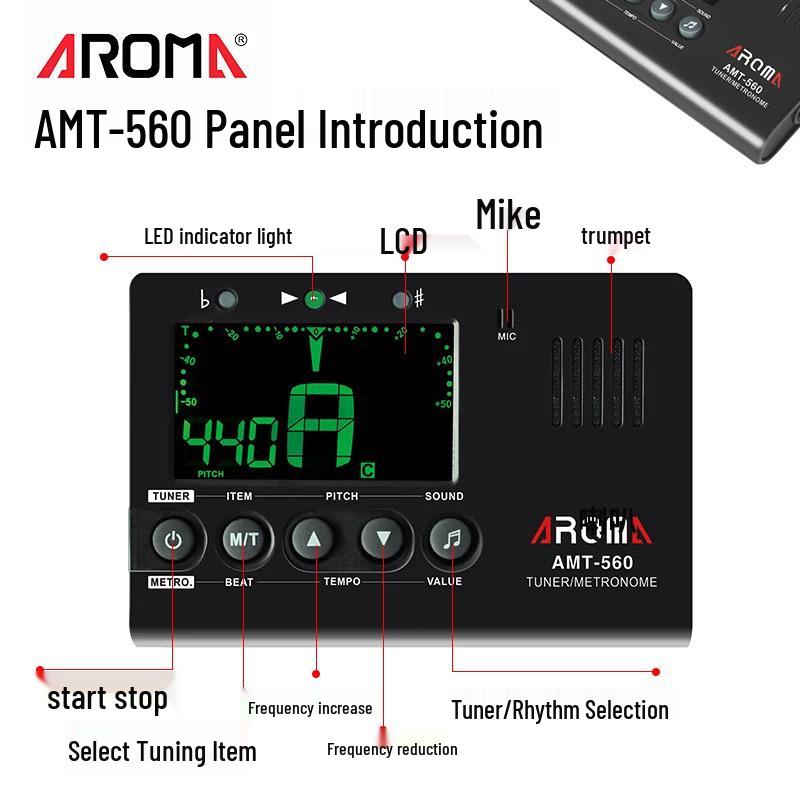 Anoma AMT-560 Multi-Instrument Tuner & Metronome