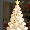 Christmas Tree Window Cling Removable Waterproof PVC Winter Merry Christmas Static Glass Sticker Holiday Party Decoration Decal