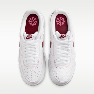 Women's Sneakers Nike Court Vision Skateboard Shoes Women's White Red
