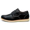 Edwin Wasserdicht Lässig und Geschäftlich Walking Leicht Einfarbig Oxford Größe Herren Sneaker, Schuhe, Sohle, Zehenbereich, Schnürschuhe, Schuhe, Schwarz, 26,5cm
