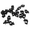 20x Car Harness 11mm Automatic Route Clamp Bellows Buckle