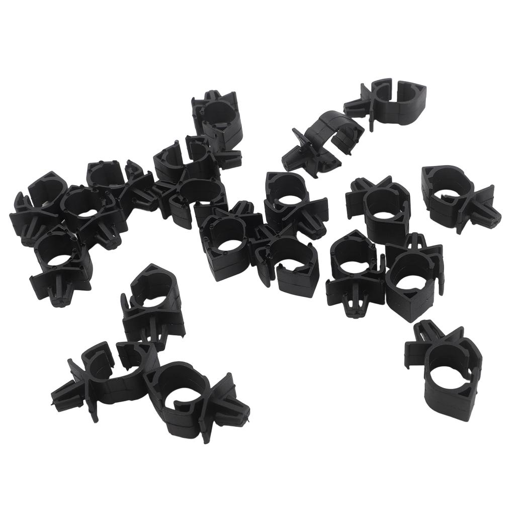 20x Car Harness 11mm Automatic Route Clamp Bellows Buckle