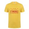 Summer Unisex T Shirts Funny Geek It Works On My Machine Tshirt Tshirt Unisex Cotton Short Sleeve Computer Programmer Top Tees Oz148