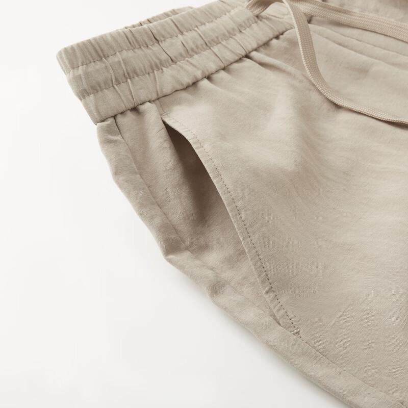 Judger 2026 Summer Linen Tencel Elastic Waist Casual Pants