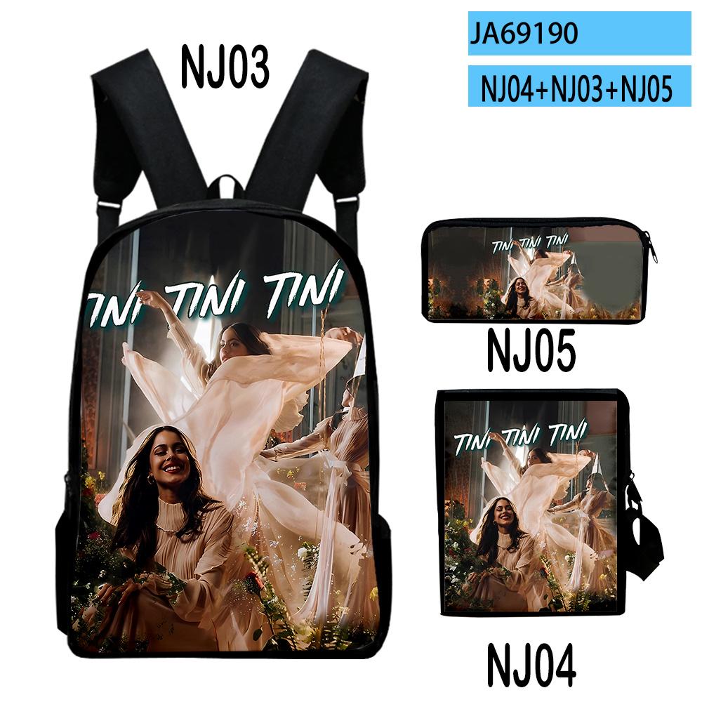Popular Youthful Tini Stoessel Tour 3D Print 3pcs/Set Student Travel bags Laptop Daypack Backpack Shoulder Bag Pencil Case