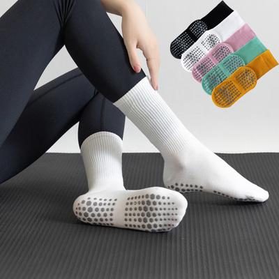 1 Paar Yoga-Socken mit rutschfestem Silikon-Greifer, atmungsaktiv, feuchtigkeitsableitend, für professionelle Damen, Balletttanz