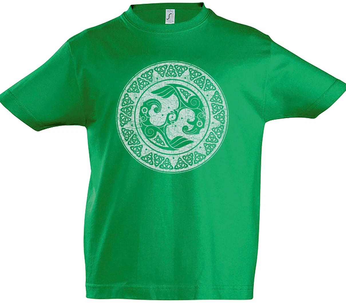 Viking Shield II Boys T-Shirt Valhalla Vikings Odin Ragnar Vikings Shield- 130