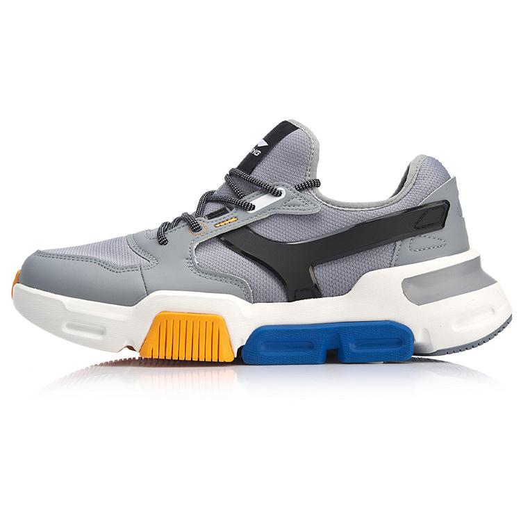 

New LiNing Slip Resistant, Abrasion Resistant, Breathable, Supportive, Lightweight Low Top Casual Shoes Men s AGCN221-3 41