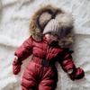 Winter Infant Baby Boy Girl Romper Jacket Hooded Jumpsuit Warm Thick Coat Outfit