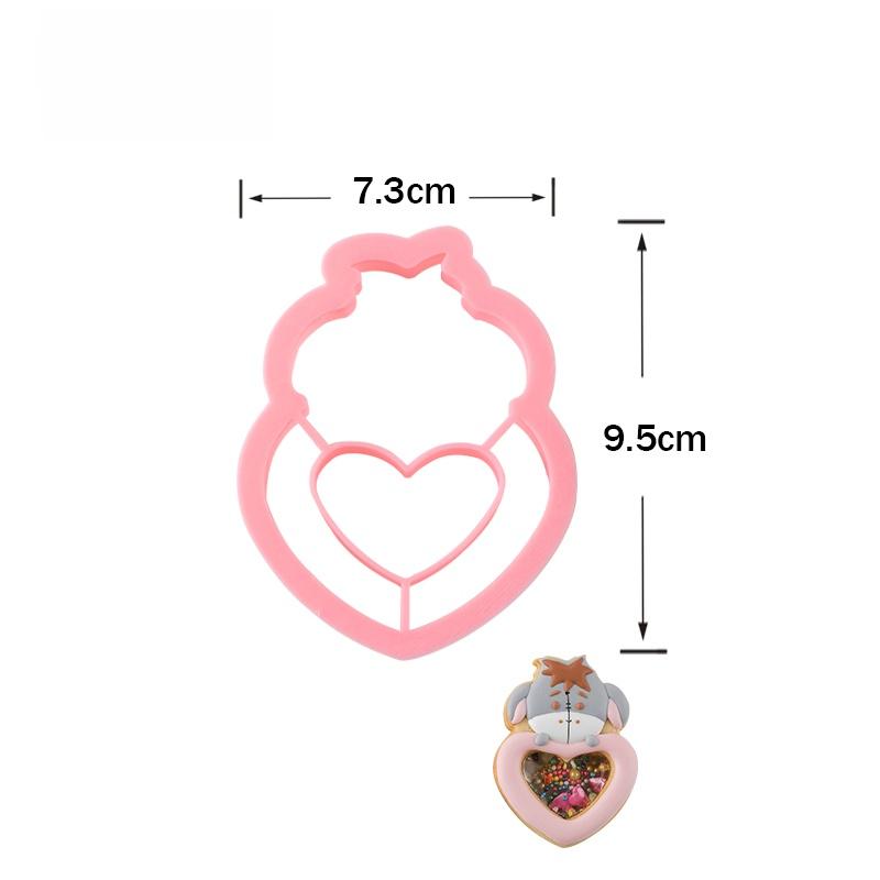 Cartoon Theme Baking Cookie Cutter Set Teaching Kit Candy Coating Park Themed Baking Tools Eco Friendly PLA Material