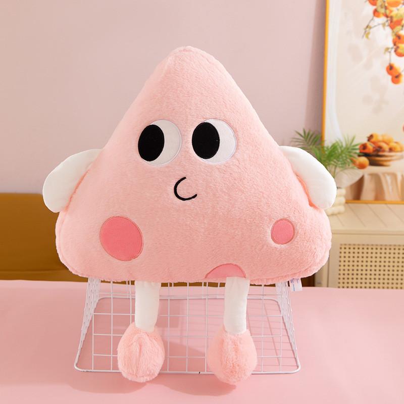 Cuscino Peluche a Forma di Formaggio per Bambini con Materiale Morbido per Camera da Letto e Soggiorno