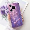 For Huawei Pura 70 Clear Case Aesthetic Luxury Cute Fashion Flowers Funny Painted Casing For Huawei ADY-LX9 ADY-AL00
