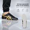 ONITSUKA TIGER Runspark Klassiek Comfortabel Antislip Lichtgewicht Lage Casual Hardloopschoenen Unisex sneaker Zwart Goud D201L-001