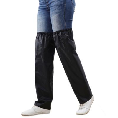 Black Waterproof Gaiters For Wide Applications Legs Dry And Clean During Outdoor Activities