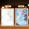 23cm/9.06in Anime Figure Natsume’s Book of Friends Light Painting Photo Frame Night Peripherals Table Top Lamp Collectible Gifts