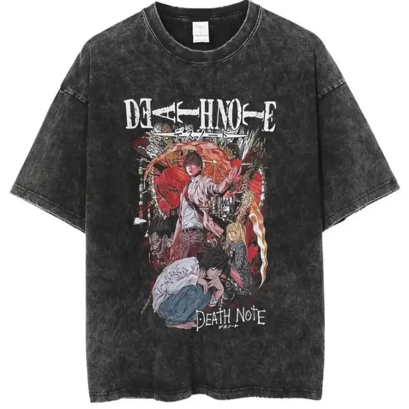 Death Note Anime T-shirt - MisaMisa and Lawliet Gift For Him S разноцветный