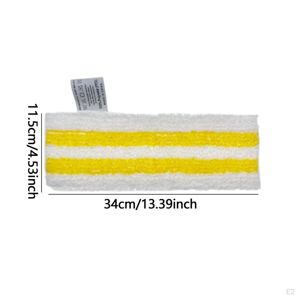 3 Pieces Floor Mop Covers, Washable Cloth Mat, Dry or Wet Pads, Heads Replacement Cleaning Pad