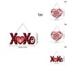 Colgador de Puerta de Papel con Forma de Corazón y Flores para San Valentín Decoración de Fiesta Para Eventos Románticos
