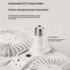 60W Low Ceiling LED Ceiling Fan Light with Remote E27 Socket Dual Fans Energy Saving for Kids Room Home Renovation