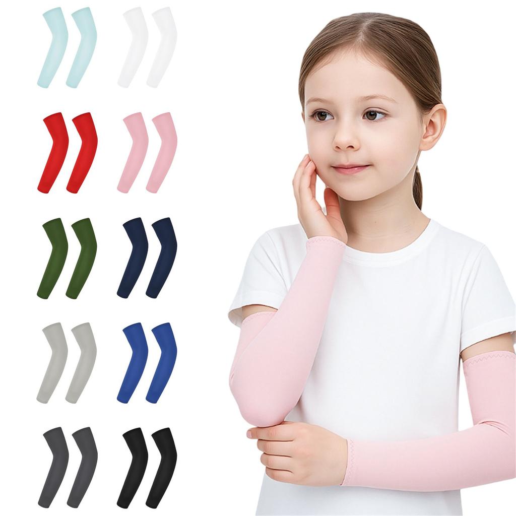Children's Outdoor Sports Sleeves Quick-drying Straight Arm Guards