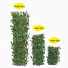 Retractable Grille with Faux Greenery for Balcony or Garden Decoration