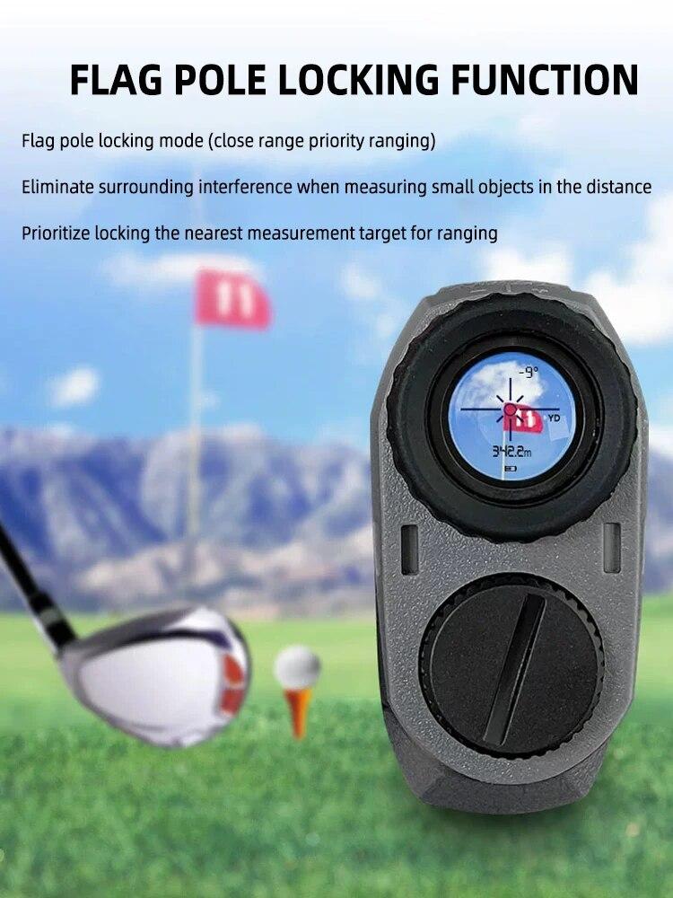 ARTBULL Golf Telescope Range Finder 650m 1000m Precision Locking Altitude and Angle Measurement Flag Locking Ramp Correction 1pc