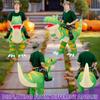 Halloween Inflatable Dinosaur Costume Funny Dinosaur Cosplay Costume Kids Fancy Dress with Storage Bag Holiday Theme Party