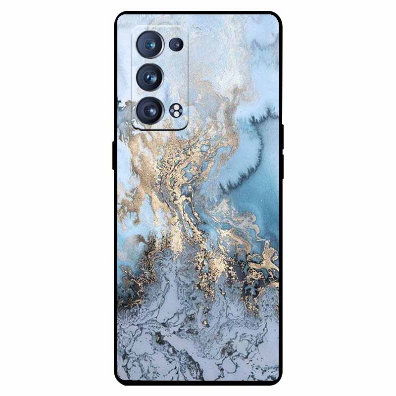 For Oppo Reno 6 Pro 5G Case Snapdragon Shockproof Soft Silicone TPU Back Cover For Oppo Reno 6 Pro CPH2247 Phone Cases Cute Capa