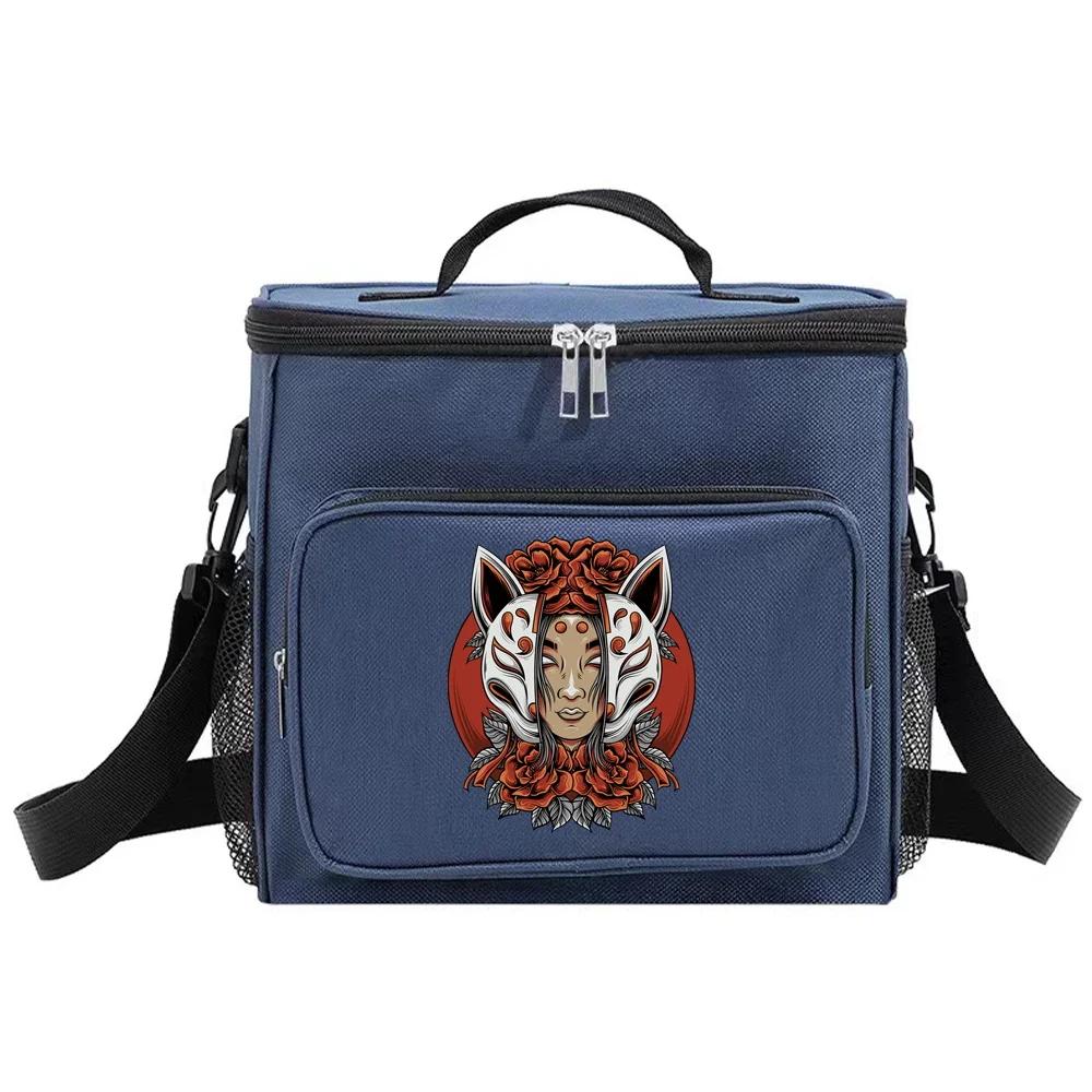 

Cooler Box Insulated Lunch Bags Thermal Organizer Handbag for Student Portable Waterproof Camping Storage Boxes Mask Series
