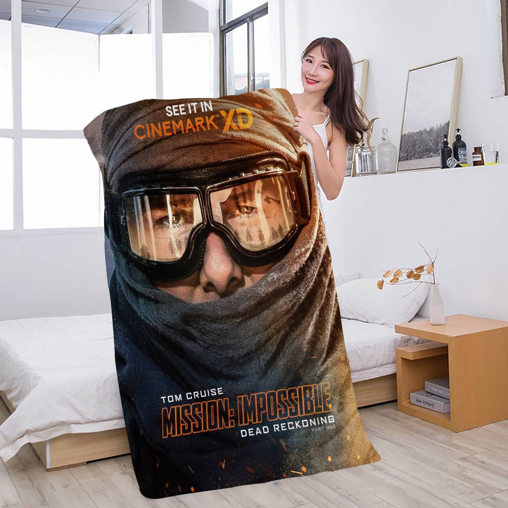 Pop Movie Mission Impossible Microfiber Beach Towel Absorbent Quick dry Soft Yoga Swimming Resort Mountain Climbing Towel