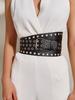 Wind Ladies Wide Belt Retro Elastic Elastic Waist Seal Dress Waist Decoration