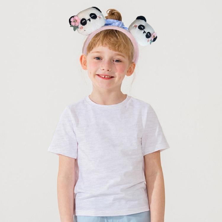 Contemporary Panda Hair Accessory Plush Fabric Hair Decoration Fashion Headbands Hairpiece For Adults Comfortable Wear
