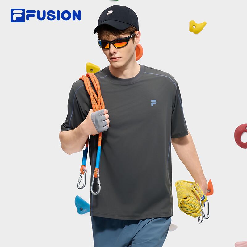 FILAFUSION Fila Унисекс Вязаная футболка с коротким рукавом Быстросохнущая L