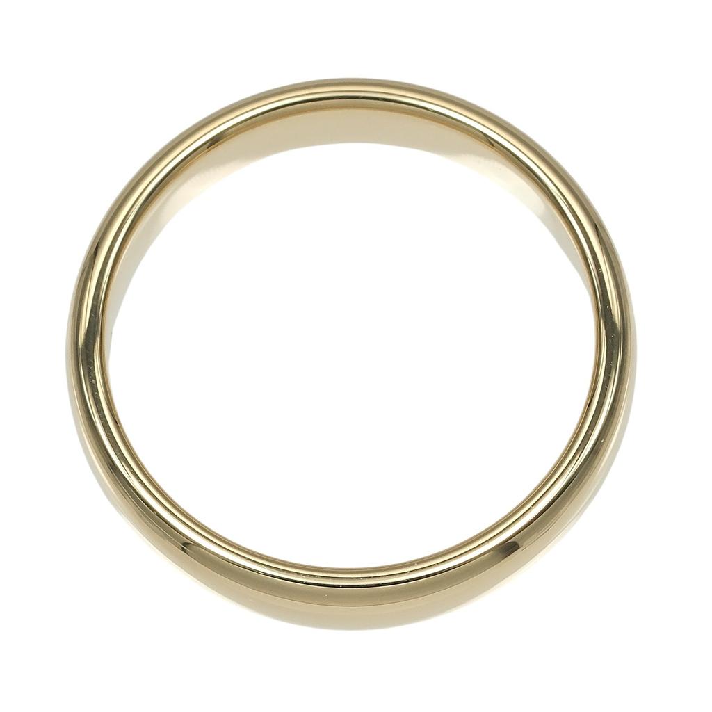 TIFFANY&Co. Forever Classic Band Ring 0.2" Band K18 Yellow Gold #8.4(US Size) 6.38g Mens Used