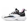 Anta Heat Wave 2 Fabric Synthetic Leather Shock Absorption Non-Slip Wear-Resistant Low-Top Basketball Shoes Men Sneaker Black White Green 112031105-2