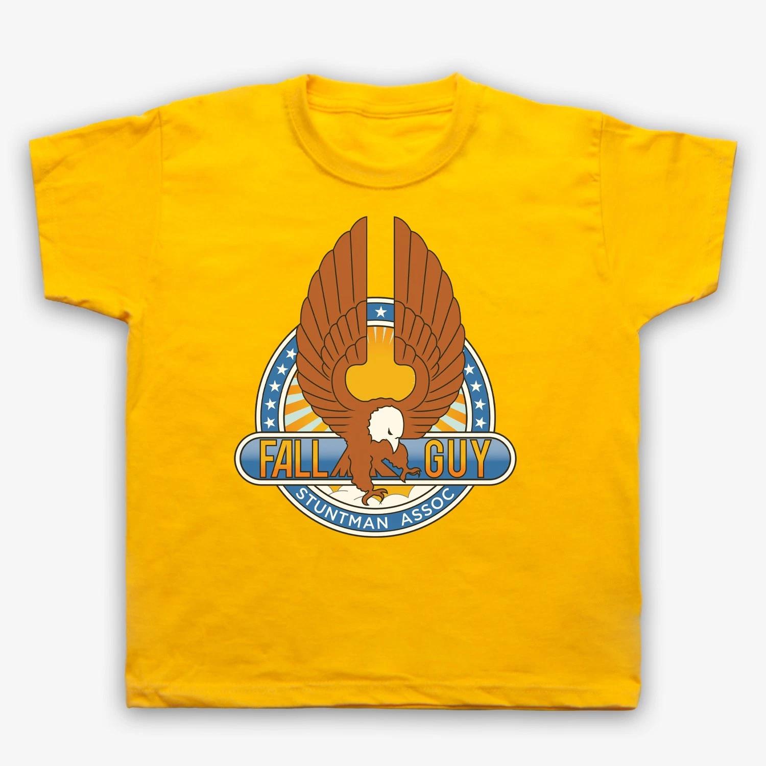 Stuntman Assoc The Fall Guy Assosciation Kids Childrens T-shirt All Sizes Cols 130