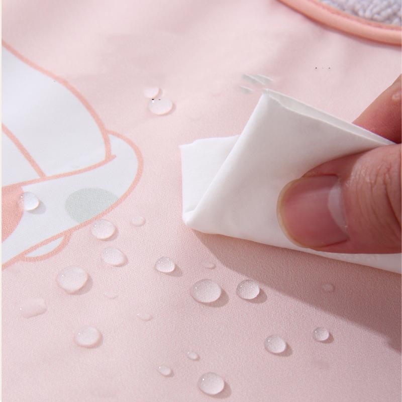 2025 Children Apron with Sleeve Set Waterproof Art Smock Painting Apron for Boys Girls Wipe Hands Painting Specific Apron